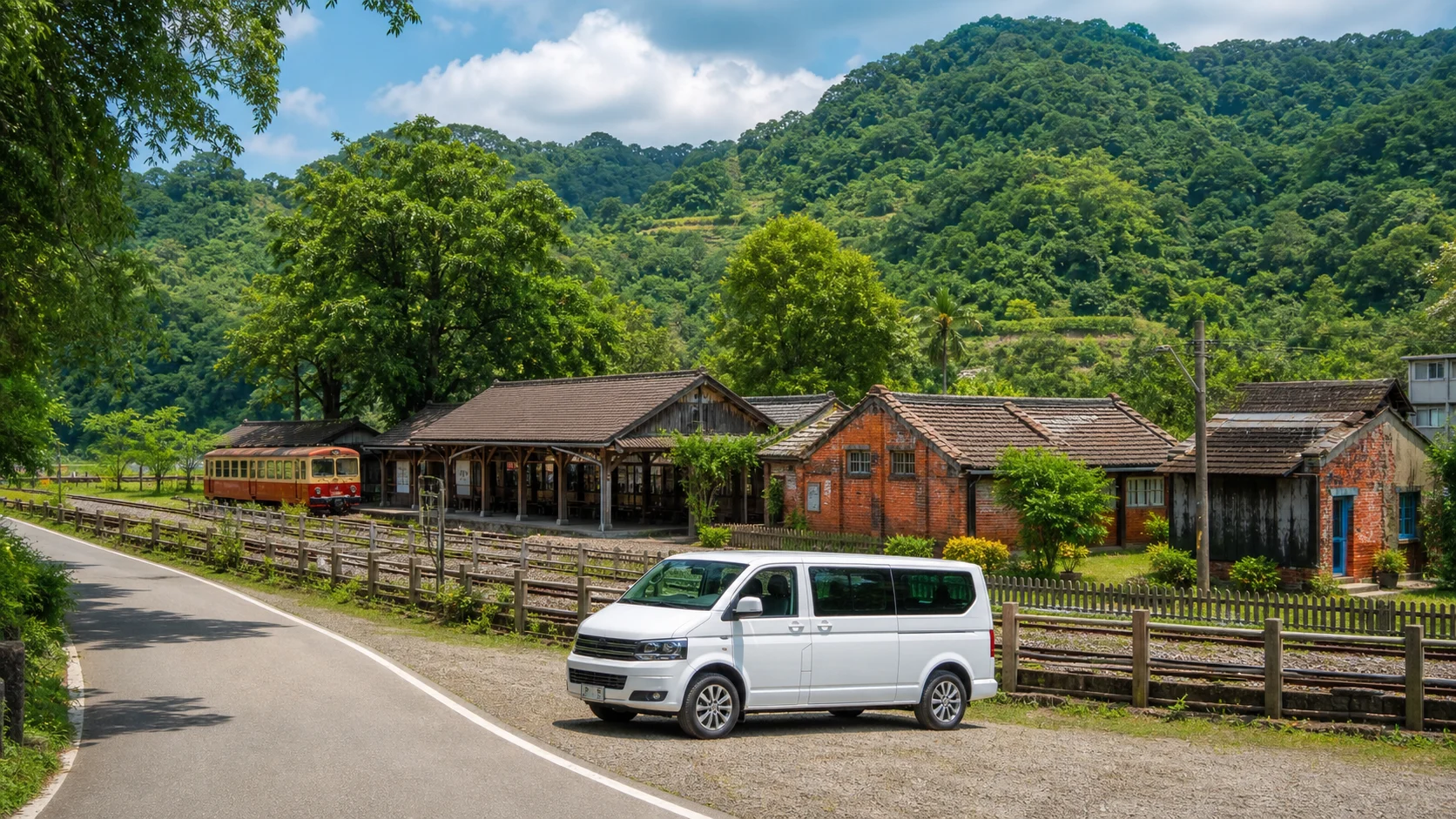 苗栗南庄・三義山城線示意圖